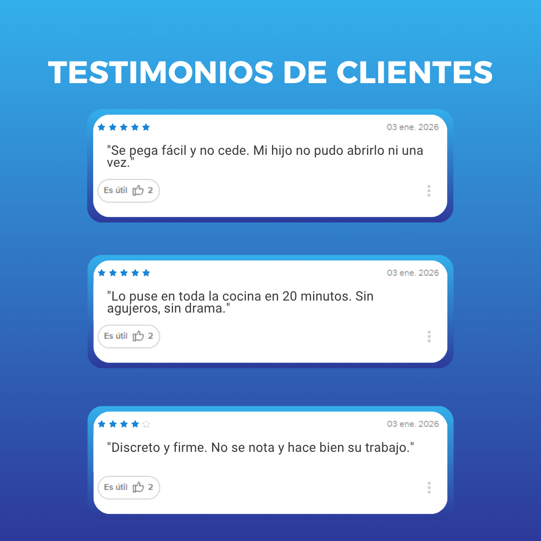 Testimonios de clientes sobre trabas de seguridad para beb&eacute;